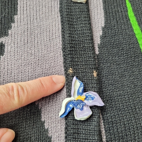 Storybook Knits Iris Cardigan Sweater 1X - Picture 4 of 11